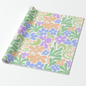 Matisse Madeliefjes Patroon Cadeaupapier (Uitgerold)