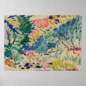 Matisse ontracte landschapswandkunst poster (Voorkant)