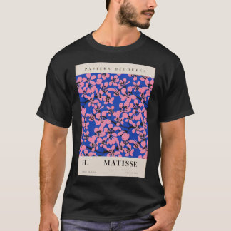 Matisse papiermachines ontkoppelen roze bloem Klas T-shirt