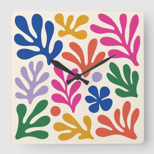 Matisse Papiers Decoupes Knipsels Vierkante Klok (Voorkant)