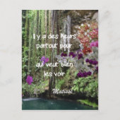 Matisse quote in het frans briefkaart (Voorkant)