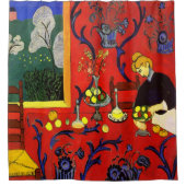 Matisse Red Shower Curtain Douchegordijn (Voorkant)