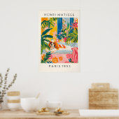 Matisse stijl Cavalier King Charles Spaniel Kunst Poster (Keuken)