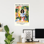 Matisse stijl Coonhound print grappige hond op toi (Thuiskantoor)