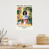 Matisse stijl Coonhound print grappige hond op toi (Keuken)