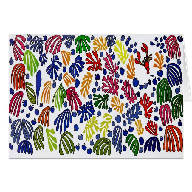 Matisse stijl Crawfish (Voorkant Horizontaal)