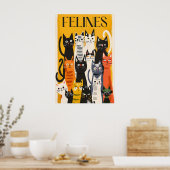 Matisse Stijl Kat Kunstprint Kleurrijke Katachtige Poster (Keuken)