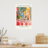 Matisse Stijl Kat Tarot Print Roze Dopamine (Keuken)