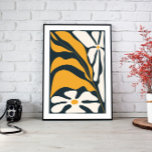 Matisse Stijl Muur Kunst Canvas<br><div class="desc">Voeg een vleugje modern Scandinavisch design toe aan uw huis met deze prachtige abstracte landschapsprint.</div>