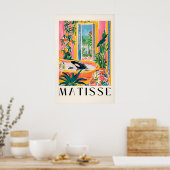 Matisse stijl orka in badkuip print tropisch (Keuken)