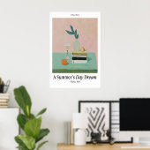 Matisse stijl stilleven print zomer dagdroom (Thuiskantoor)