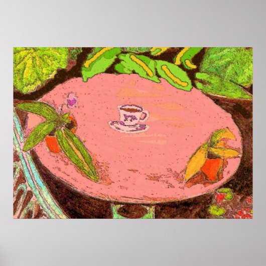 Matisse Style Coffee Cup Poster (Voorkant)