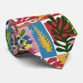 Matisse Style, Leaves Design Stropdas (Opgerold)