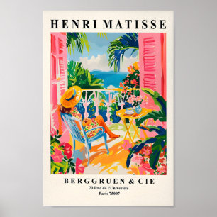 Matisse Wall Art, Coastal Cowgirl Print, Vrouw op Poster