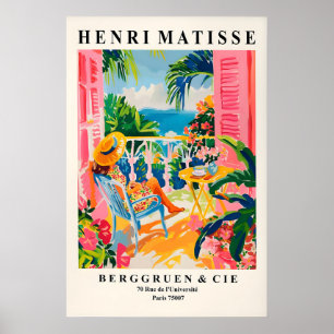 Matisse-wandkunst, Kustcowgirlprint, Vrouw op Poster