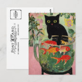 Matisse Zwarte Kat  Briefkaart (Voorkant / Achterkant)