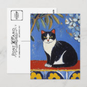 Matisse Zwarte Kat  Briefkaart (Voorkant / Achterkant)