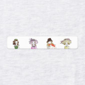 MatisseFashion Waterverven strijken op label (Design 1)