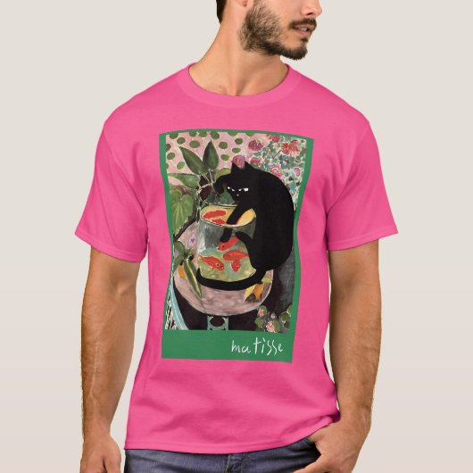 Matisse's goudvis en een kat t-shirt (Voorkant)