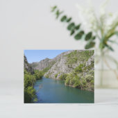 Matka Canyon, Noord-Macedonië Briefkaart (Staand voorkant)