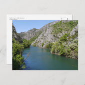 Matka Canyon, Noord-Macedonië Briefkaart (Voorkant / Achterkant)
