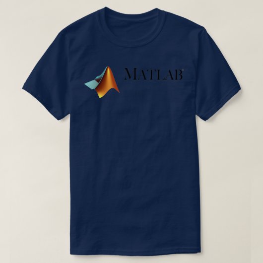 Matlab van hoge kwaliteit logo t-shirt (Design voorkant)