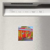 Matlacha Florida Shoe Gallery Boutique Magnet (Insitu (Vaatwasser))