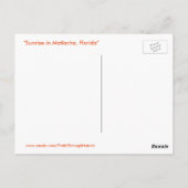 Matlacha Florida Sunrise Briefkaart (Achterkant)