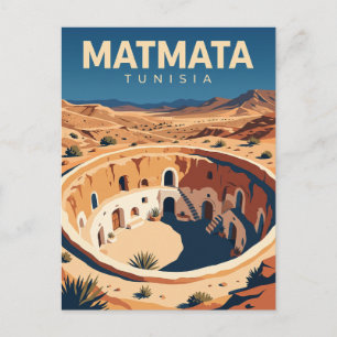 Matmata Berber Dorp Tunesië Briefkaart