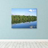 Mato Grosso staat, Amazone, Brazilië. Bebost Canvas Afdruk (Insitu (Houten vloer))