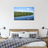 Mato Grosso staat, Amazone, Brazilië. Bebost Canvas Afdruk (Insitu (Slaapkamer))