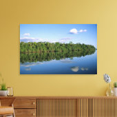Mato Grosso staat, Amazone, Brazilië. Bebost Canvas Afdruk (Insitu (Woonkamer))