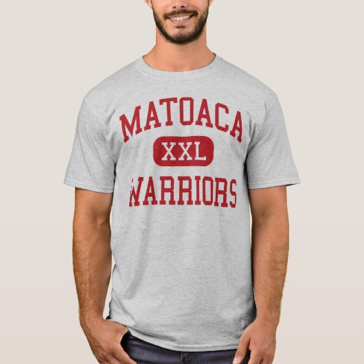 Matoaca - Warriors - High Chesterfield Virginia T-shirt (Voorkant)