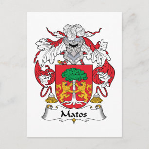 Matos Family Crest Briefkaart