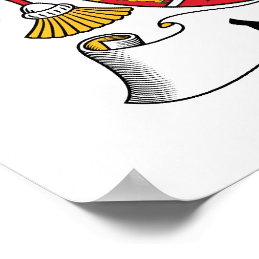 Matos Family Crest Poster (Hoek)