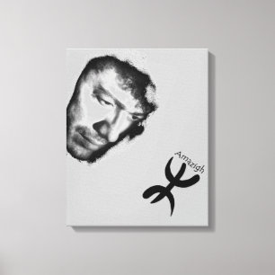 Matoub Lounès Canvas Afdruk