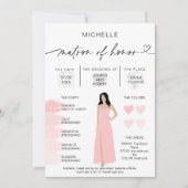 Matr of Honor Info Blush Roze Palet Infographic Kaart (Voorkant)