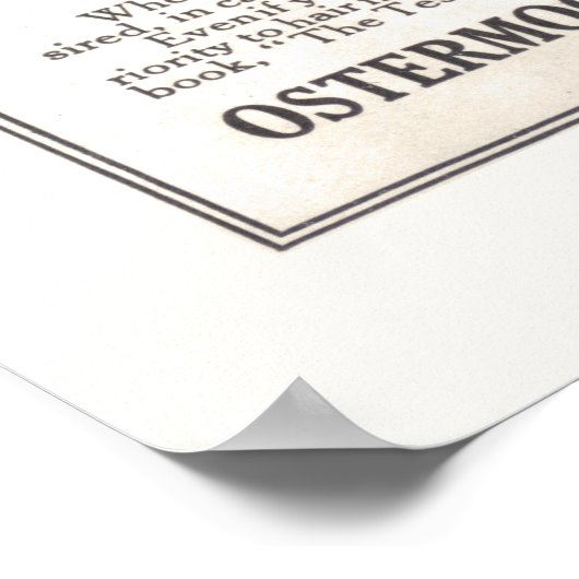  matras Ad vanaf 1906 Poster (Hoek)