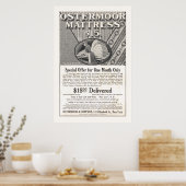  matras Ad vanaf 1906 Poster (Keuken)