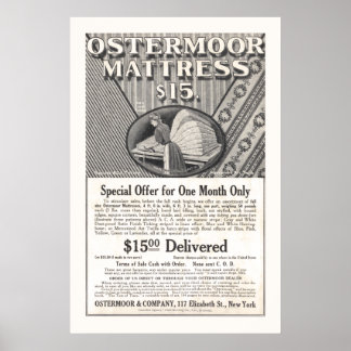 matras Ad vanaf 1906 Poster