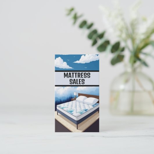 Matrasverkoop Visitekaartje (Staand voorkant)