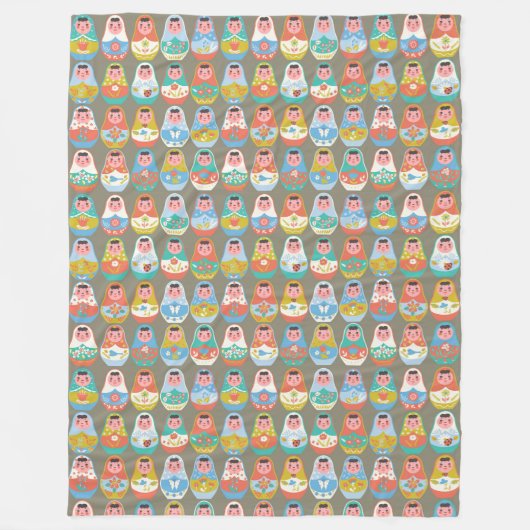 Matreshka Fleece Blanket (Voorkant)