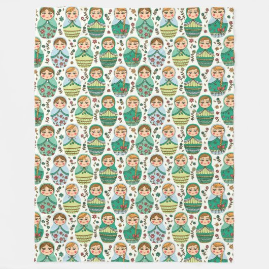 Matreshka Fleece Blanket Deken (Voorkant)