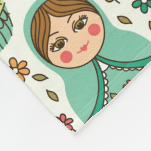 Matreshka Fleece Blanket Deken (Hoek)