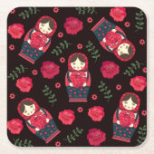 Matreshka Kartonnen Onderzetters (Voorkant)