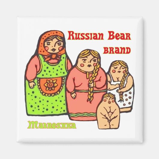 matreshka magneet (Voorkant)