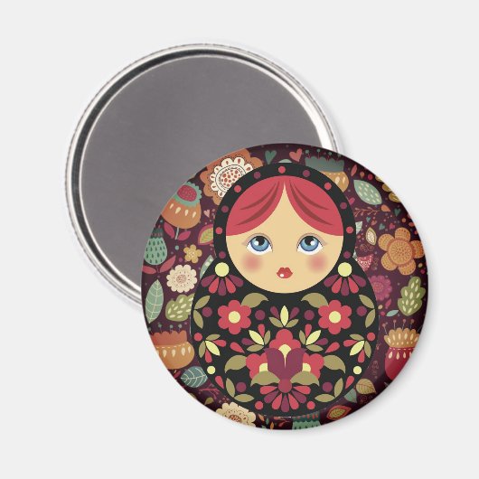 Matreshka Magneet (Voorkant / Achterkant)