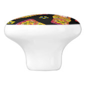 Matreshka-patroon Keramische Knop (Zijkant)