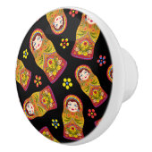Matreshka-patroon Keramische Knop (Rechts)