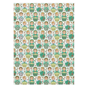 Matreshka Pattern Tablecloth Tafelkleed